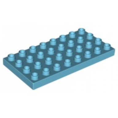 medium azure duplo plate 4 x 8