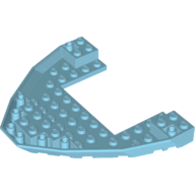 medium azure boat bow brick 10 x 12 x 1 open