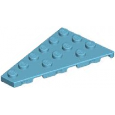 medium azure wedge plate 6 x 4 left