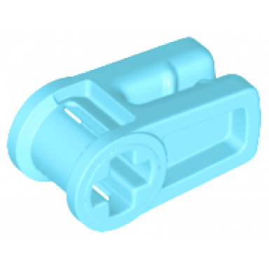 medium azure technic axle and wire connector