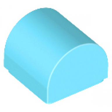 medium azure slope curved 1 x 1 x 2 3 double