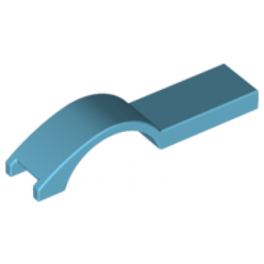 medium azure vehicle mudguard 1 x 4 1 2