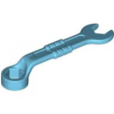 medium azure duplo utensil wrench with ridged handles