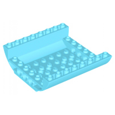 medium azure slope curved 8 x 8 x 2 inverted double