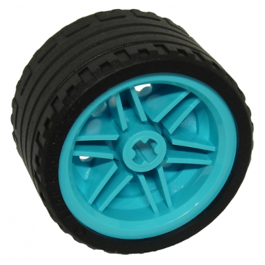 medium azure wheel 30.4mm d x 20mm with no pin holes and reinforced rim with black tire 37 x 22 zr 56145 55978
