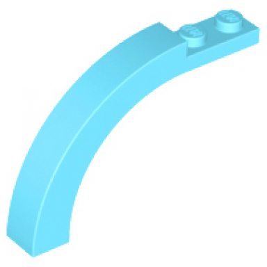 medium azure arch 1 x 6 x 3 1 3 curved top