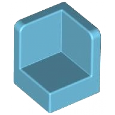 medium azure panel 1 x 1 x 1 corner