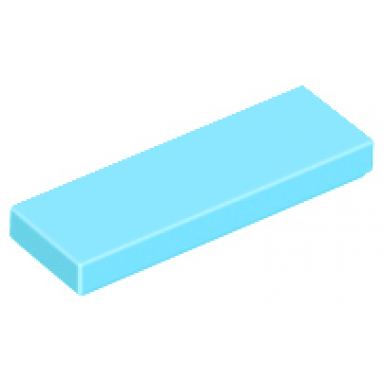 medium azure tile 1 x 3