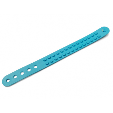 medium azure bracelet with 2 x 14 studs and 5 holes