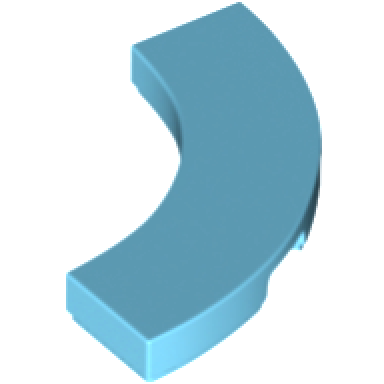 medium azure tile round corner 3 x 3 macaroni