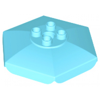 medium azure duplo umbrella top with axle hole