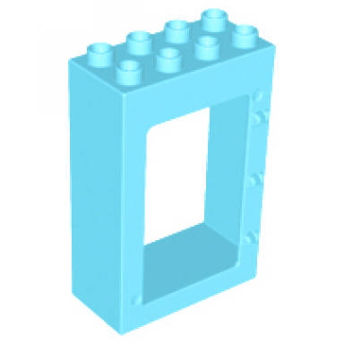 medium azure duplo door window frame 2 x 4 x 5