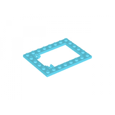 medium azure plate modified 6 x 8 trap door frame horizontal long pin holders