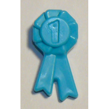 medium azure friends accessories award ribbon with number 1