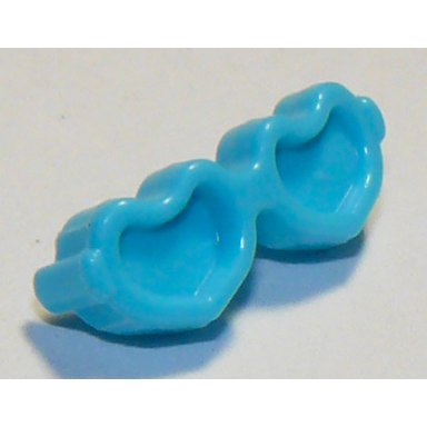 medium azure friends accessories glasses heart shaped with small pin