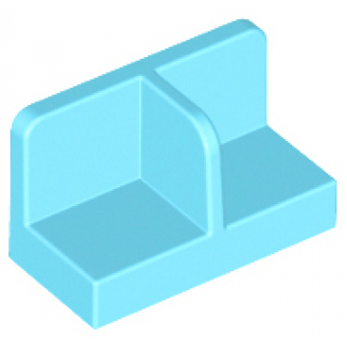 medium azure panel 1 x 2 x 1 with rounded corners and center divider