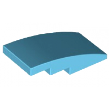 medium azure slope curved 4 x 2