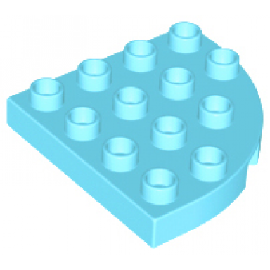 medium azure duplo plate round corner 4 x 4