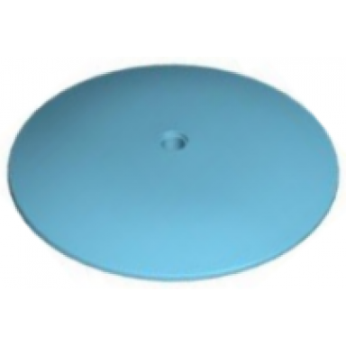 medium azure dish 9 x 9 inverted with pin hole radar