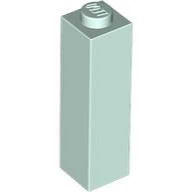 light aqua brick 1 x 1 x 3