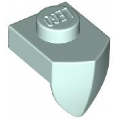 light aqua plate modified 1 x 1 with tooth vertical