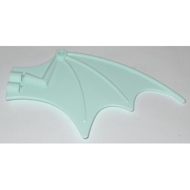 light aqua dragon wing 13 x 8