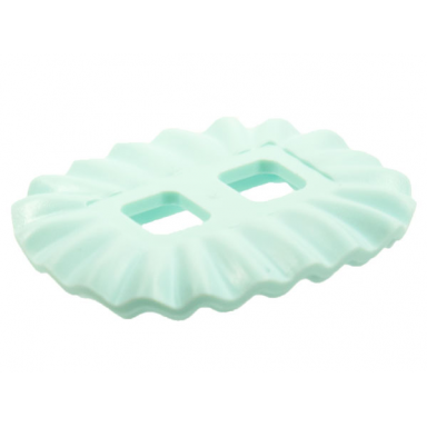 light aqua minifigure skirt plastic ruffled ballerina tutu