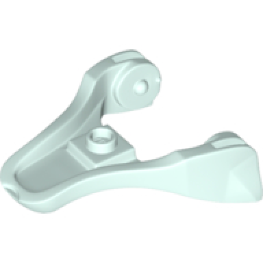 light aqua dragon head elves jaw lower