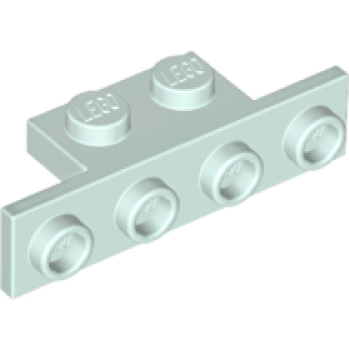 light aqua bracket 1 x 2 - 1 x 4