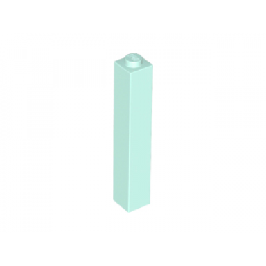 light aqua brick 1 x 1 x 5 - solid stud