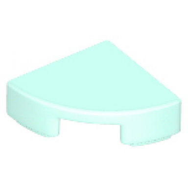 light aqua tile round 1 x 1 quarter