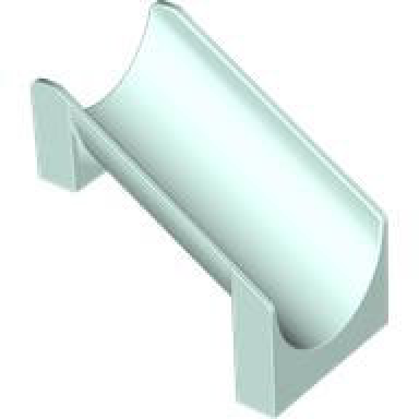 light aqua slide playground 4 x 6 x 6 straight