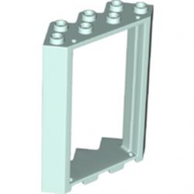 light aqua door frame 4 x 4 x 6 corner