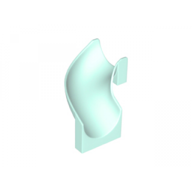 light aqua slide playground 6 x 6 x 6 curved 90 degrees