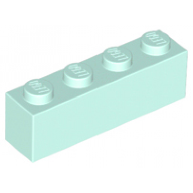 light aqua brick 1 x 4