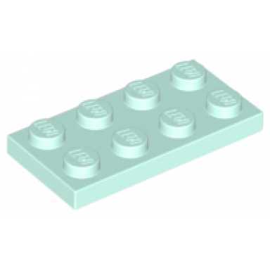 light aqua plate 2 x 4