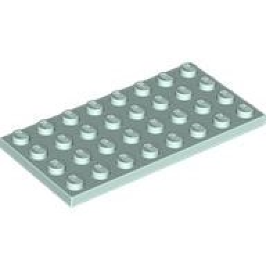 light aqua plate 4 x 8