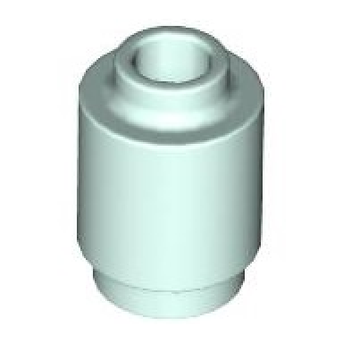 light aqua brick round 1 x 1