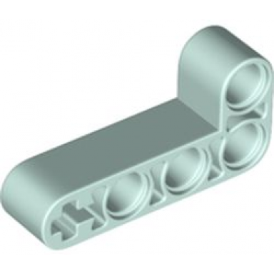 light aqua technic liftarm modified bent thick l-shape 2 x 4