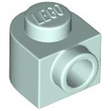 light aqua brick round 1 x 1 x 2 3 half circle extended with stud on side