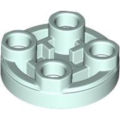 light aqua tile round 2 x 2 inverted