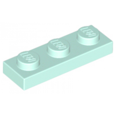 light aqua plate 1 x 3