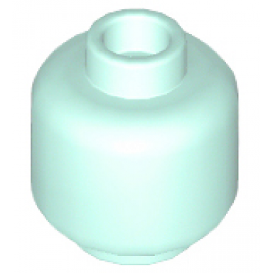 light aqua minifigure head plain