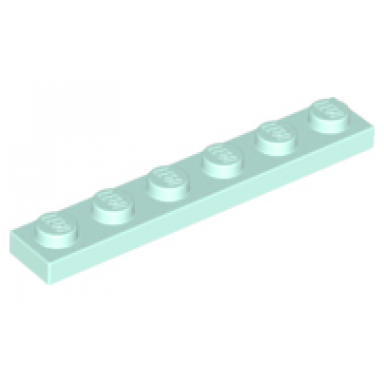light aqua plate 1 x 6