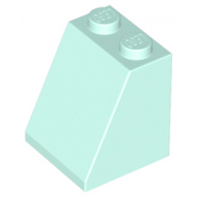 light aqua slope 65 2 x 2 x 2 with bottom tube