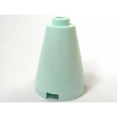 light aqua cone 2 x 2 x 2 - open stud