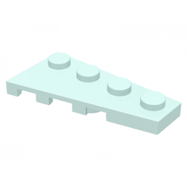 light aqua wedge plate 4 x 2 right