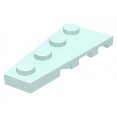 light aqua wedge plate 4 x 2 left