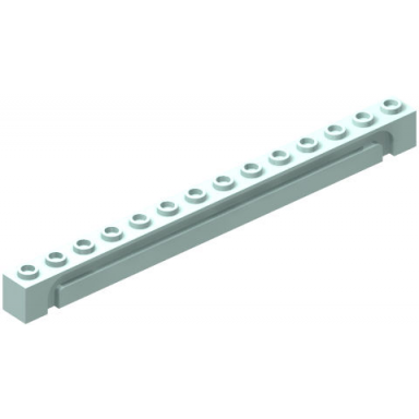 light aqua brick modified 1 x 14 with channel