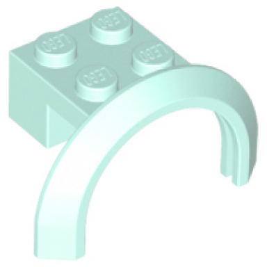 light aqua vehicle mudguard 4 x 2 1 2 x 1 2 3 with arch round